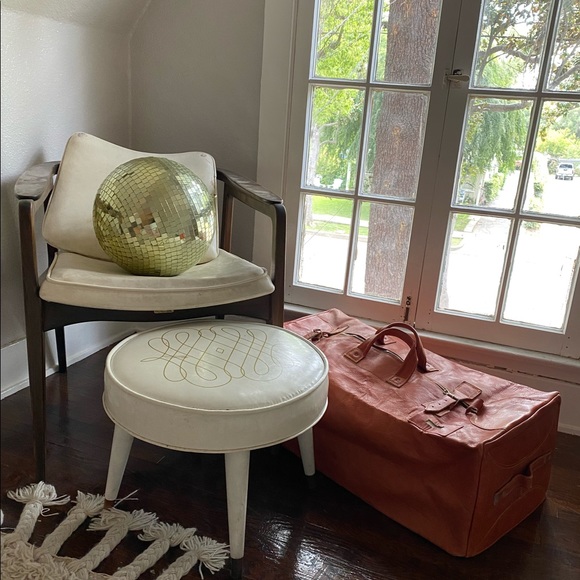 Vintage Real Buttery Leather Professors Duffel Bag - Picture 2 of 11